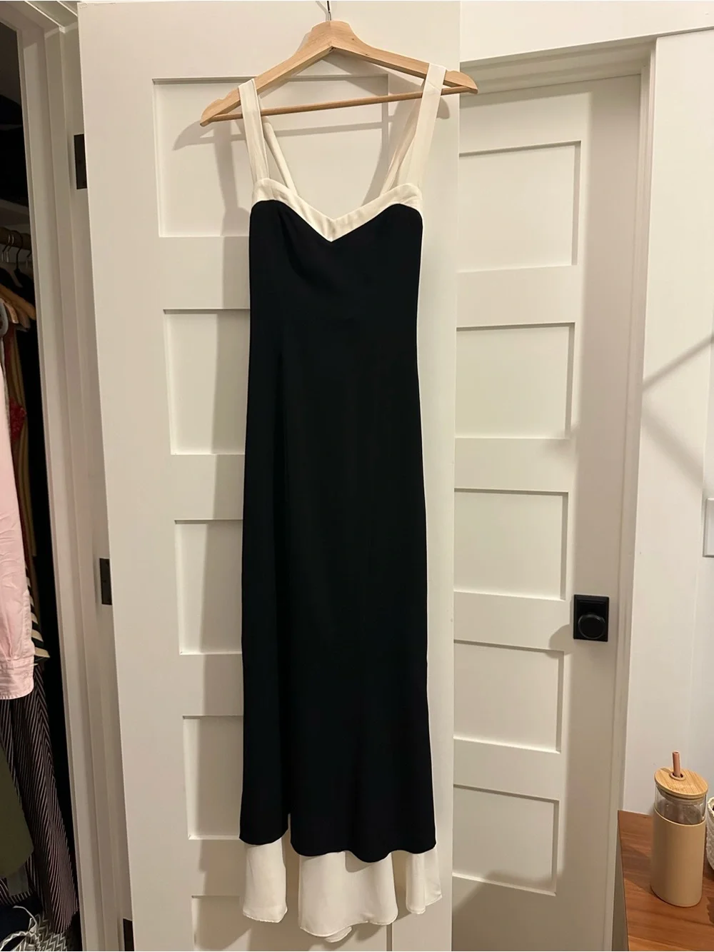 Abercrombie Black and White Slip Dress